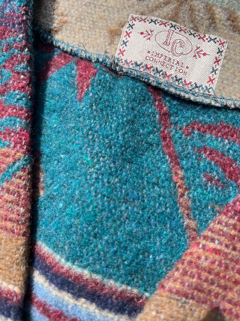 Imperial Connection Southwestern Wool Vest 1990s