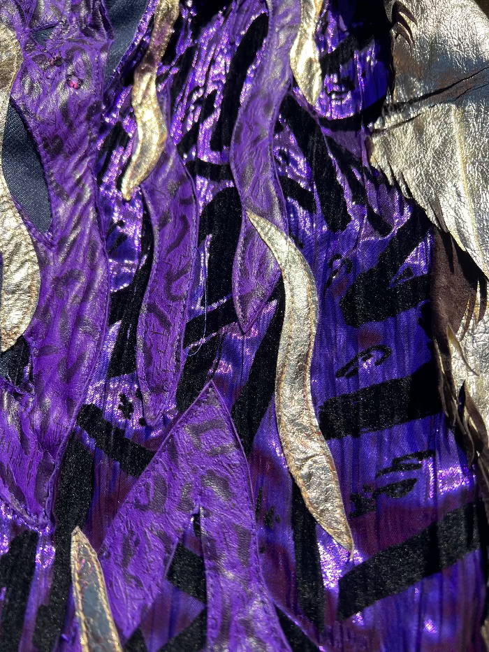 1980s “Sellerof Purple” designer coat by Jody Lindsey