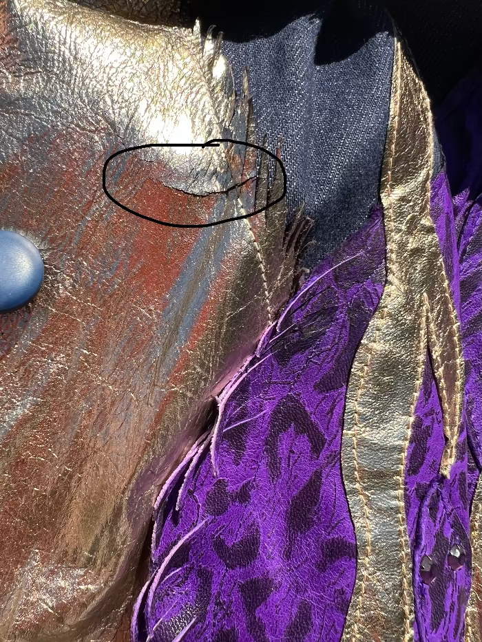 1980s “Sellerof Purple” designer coat by Jody Lindsey