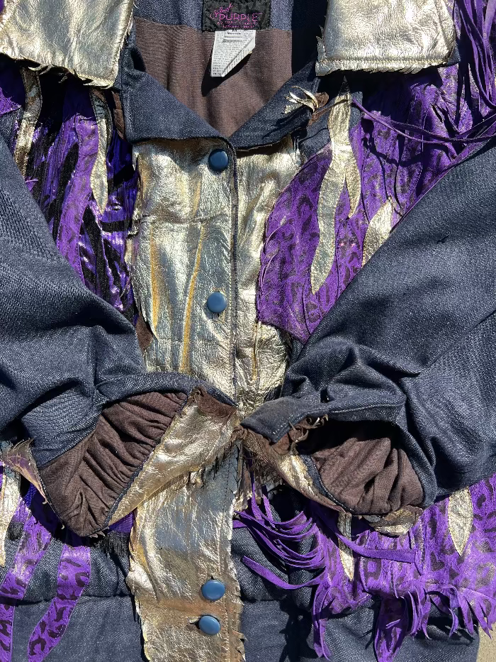 1980s “Sellerof Purple” designer coat by Jody Lindsey