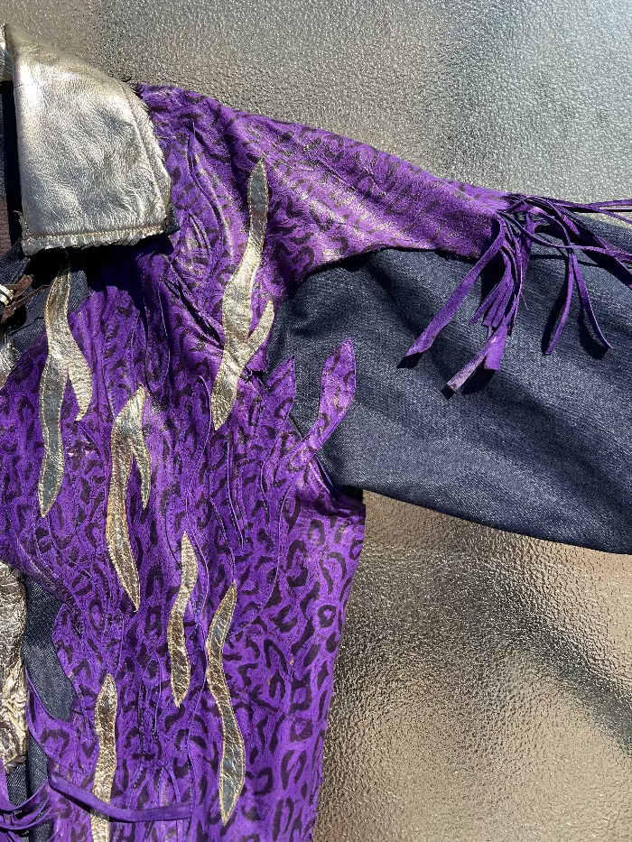 1980s “Sellerof Purple” designer coat by Jody Lindsey