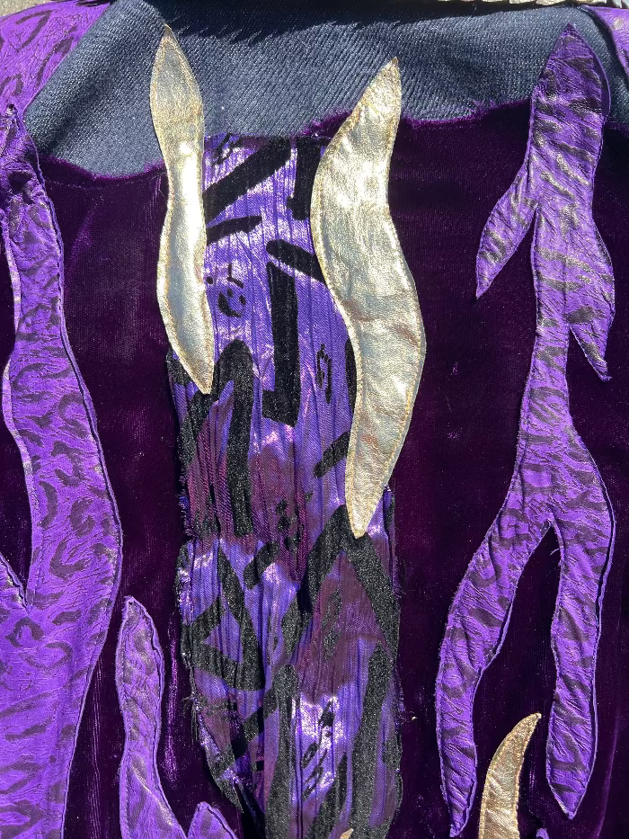 1980s “Sellerof Purple” designer coat by Jody Lindsey