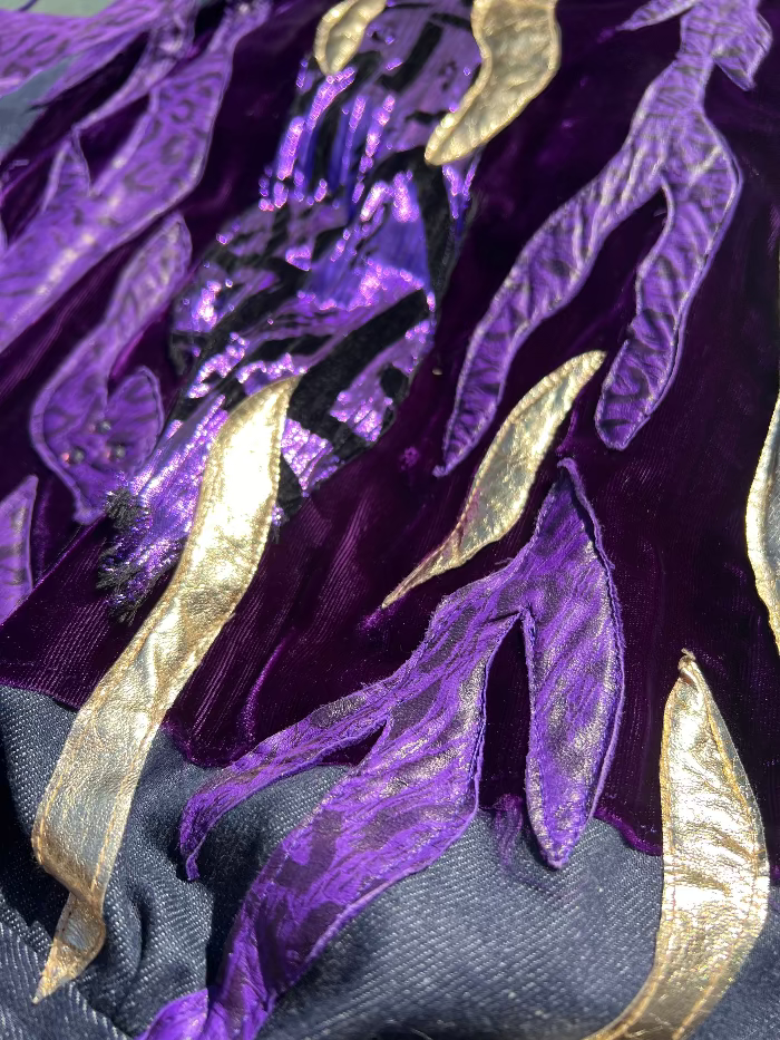 1980s “Sellerof Purple” designer coat by Jody Lindsey