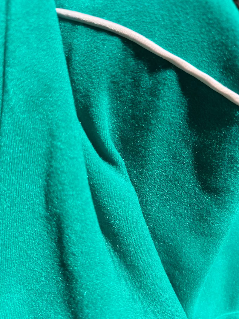 Vanity Fair Teal Lounge Robe 1980s