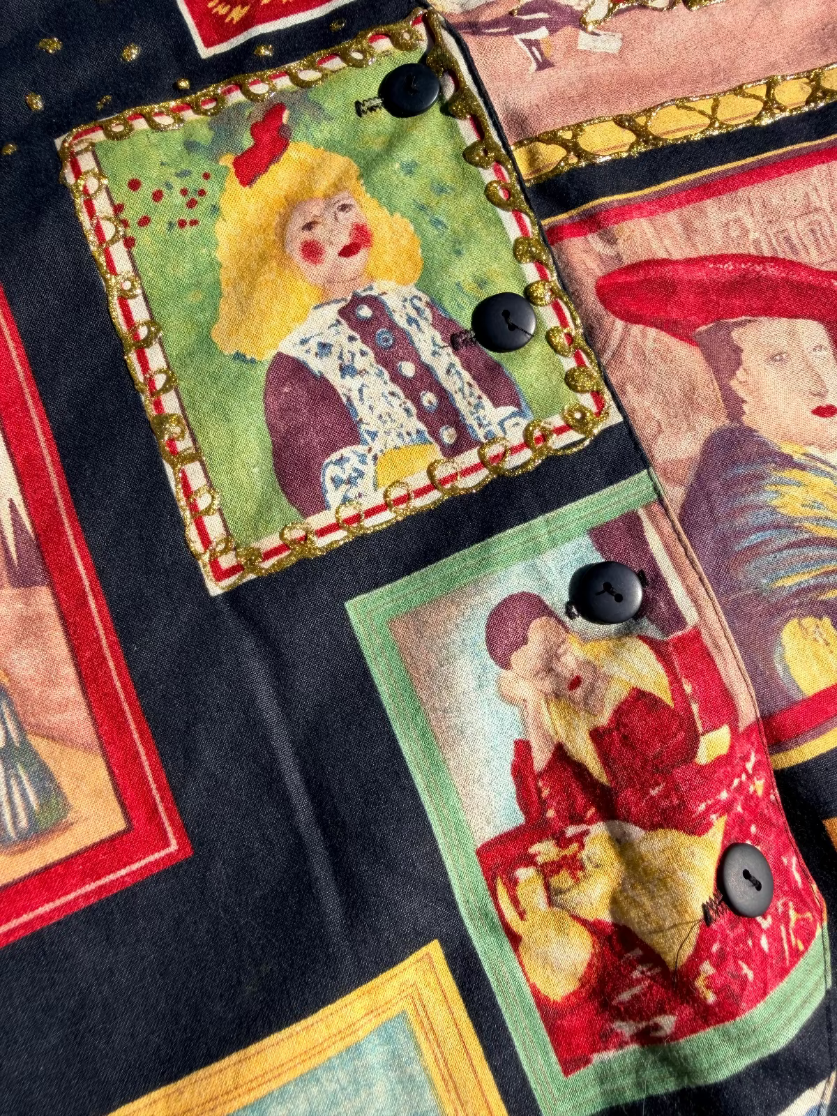 Lauren Lee Gallery Print Vest 90s