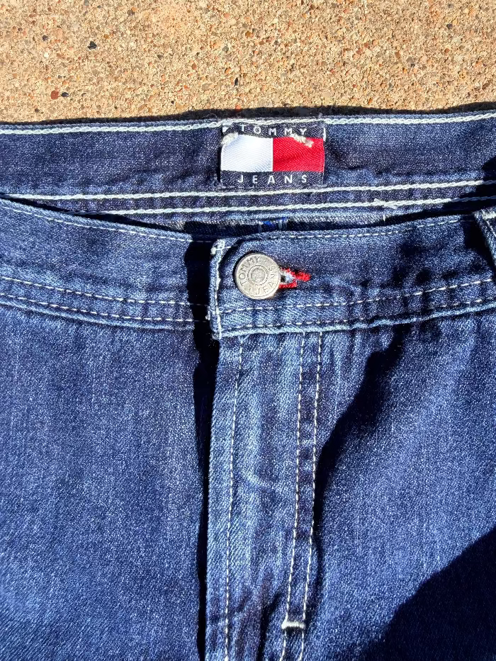 Tommy Jeans Denim Mini Skirt (Y2K Carpenter Style)