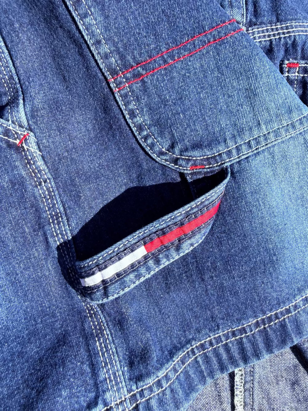 Tommy Jeans Denim Mini Skirt (Y2K Carpenter Style)